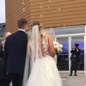 Paris by Debra Moreland Cathedral Length Veil